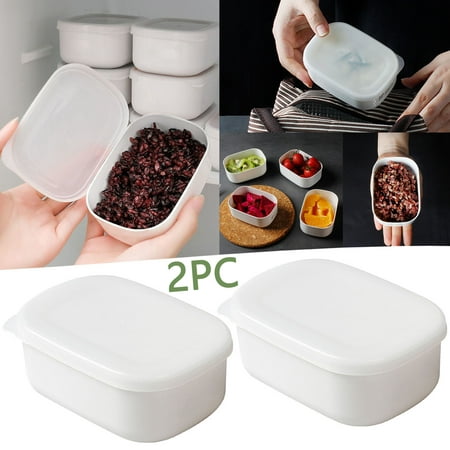 Midewhik Kitchen Tools Kitchen Daily Consumables Miscellaneous Food Sub Packaging Freezer Box Fat Reducing Meal Quantitative Small Lunch Box Refrigerator Storage Fresh Keeping Box