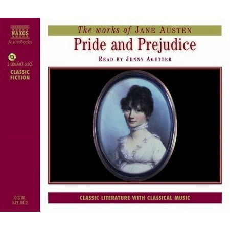 Pre-Owned Pride & Prejudice by Jenny Agutter (CD Oct-2000 3 Discs Naxos AudioBooks Ltd.)